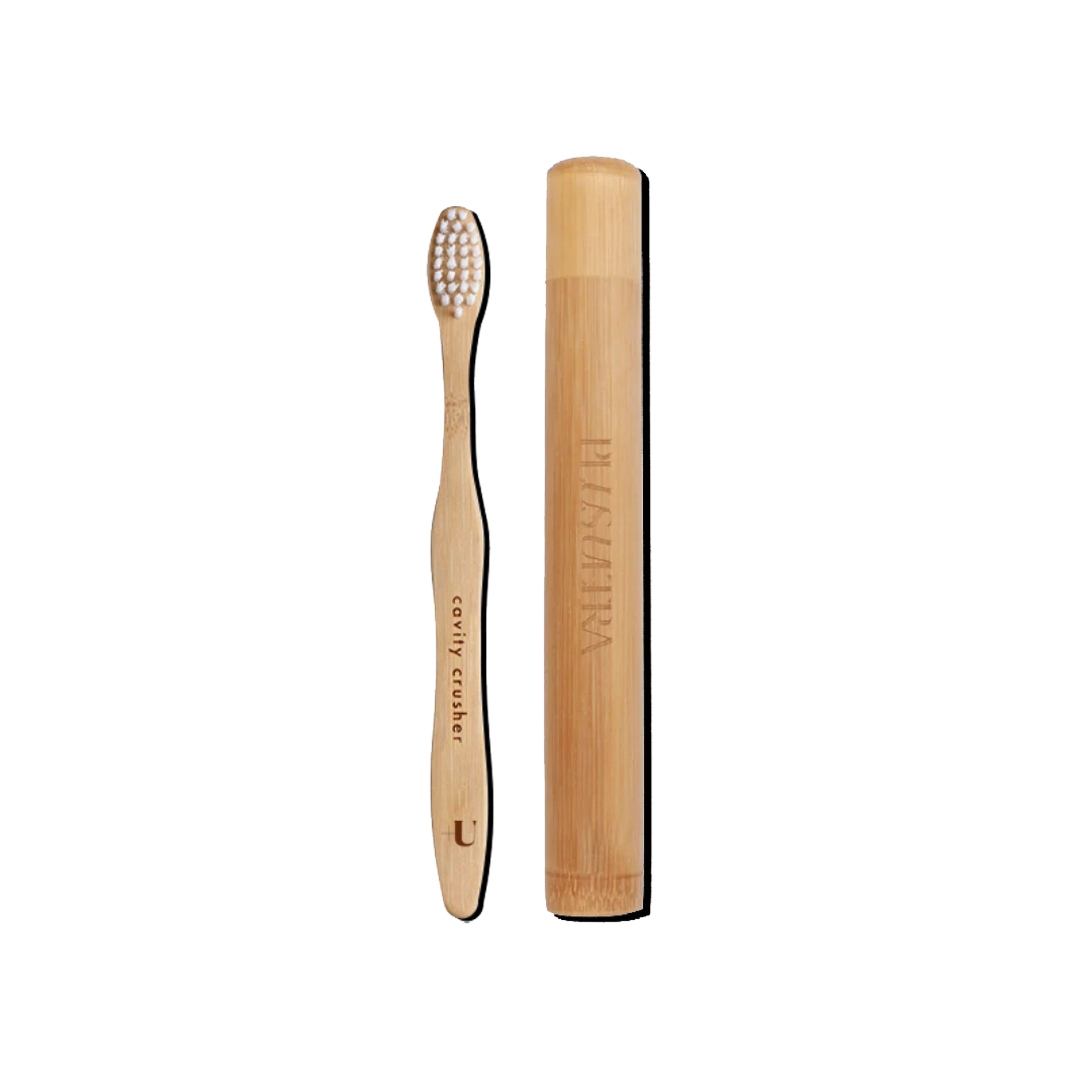 Kids Travel Case + Kids Bamboo Toothbrush